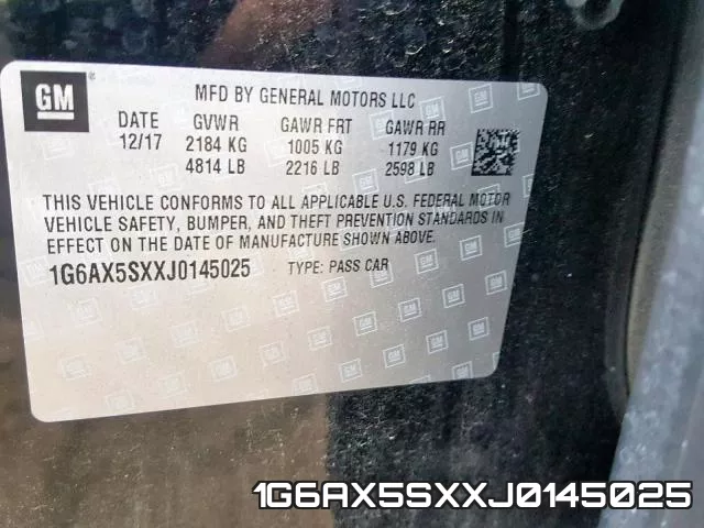 1G6AX5SXXJ0145025 фото 2