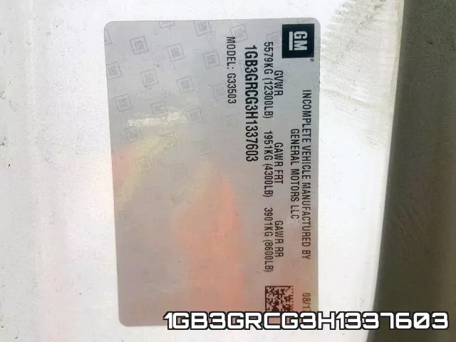 1GB3GRCG3H1337603 фото 2