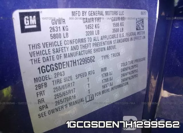 1GCGSDEN7H1299562 фото 10