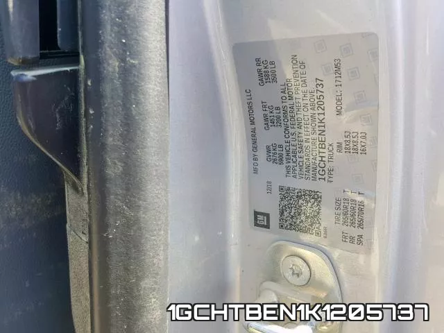 1GCHTBEN1K1205737 фото 2