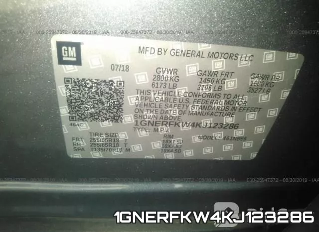 1GNERFKW4KJ123286 фото 10