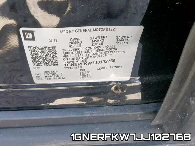 1GNERFKW7JJ102768 фото 2