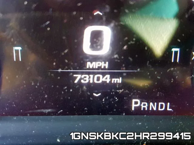1GNSKBKC2HR299415 фото 9