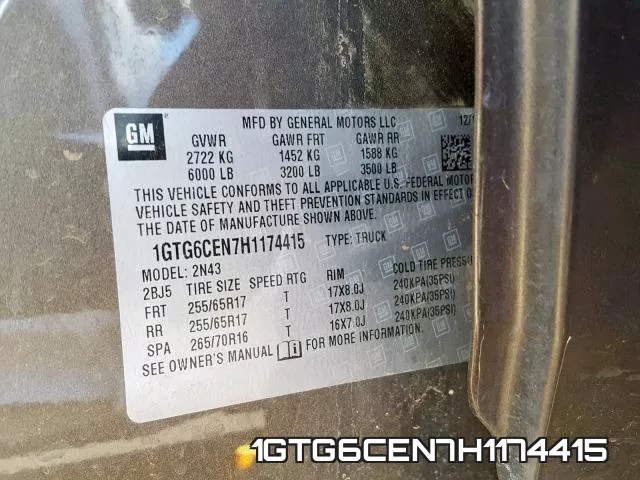 1GTG6CEN7H1174415 фото 2