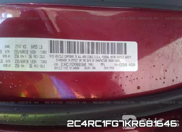2C4RC1FG7KR681646 фото 10