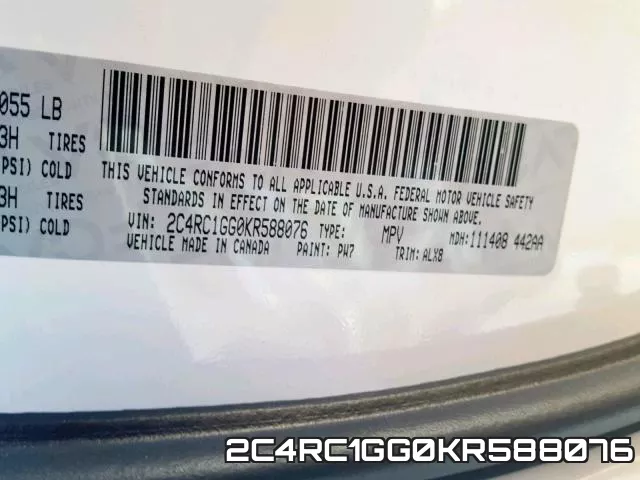 2C4RC1GG0KR588076 фото 2