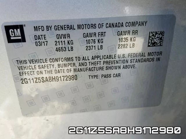2G11Z5SA8H9172980 фото 2