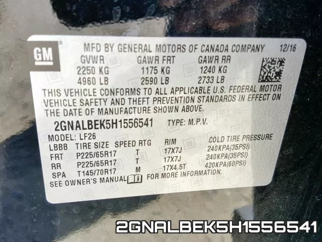 2GNALBEK5H1556541 фото 2