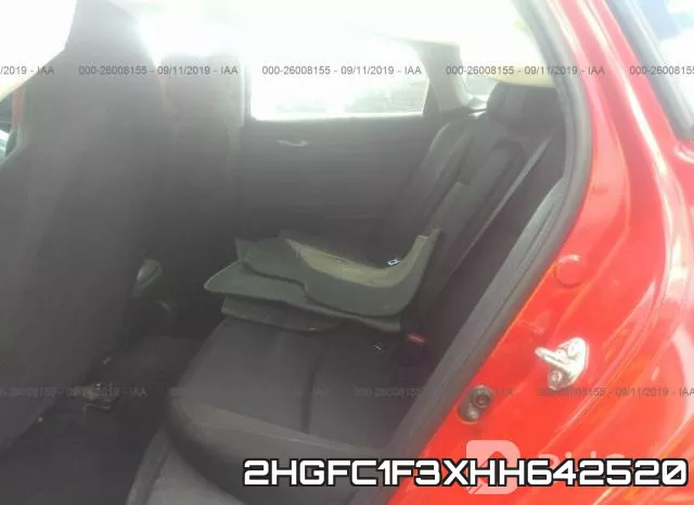 2HGFC1F3XHH642520 фото 8