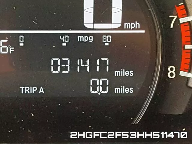 2HGFC2F53HH511470 фото 8