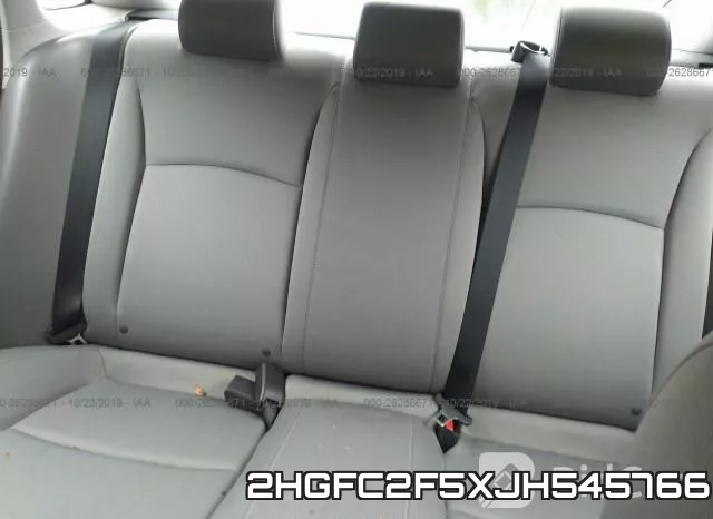 2HGFC2F5XJH545766 фото 9