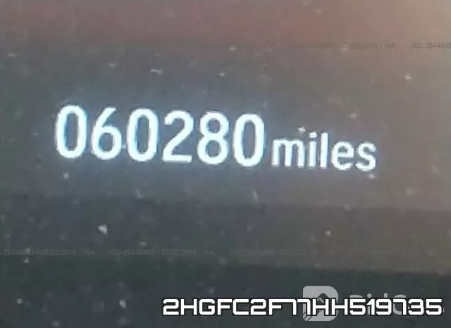 2HGFC2F77HH519735 фото 8