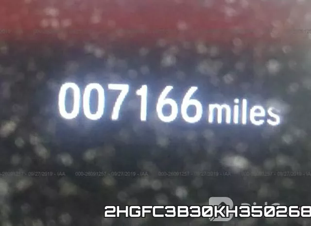 2HGFC3B30KH350268 фото 8