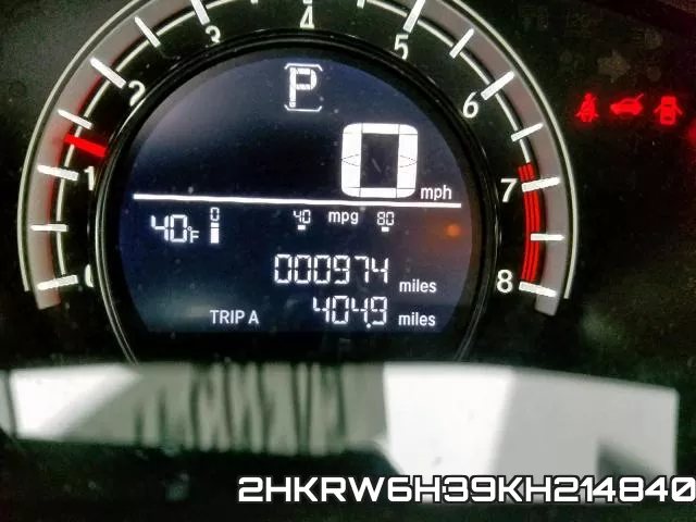 2HKRW6H39KH214840 фото 9