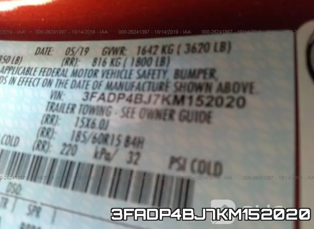 3FADP4BJ7KM152020 фото 10