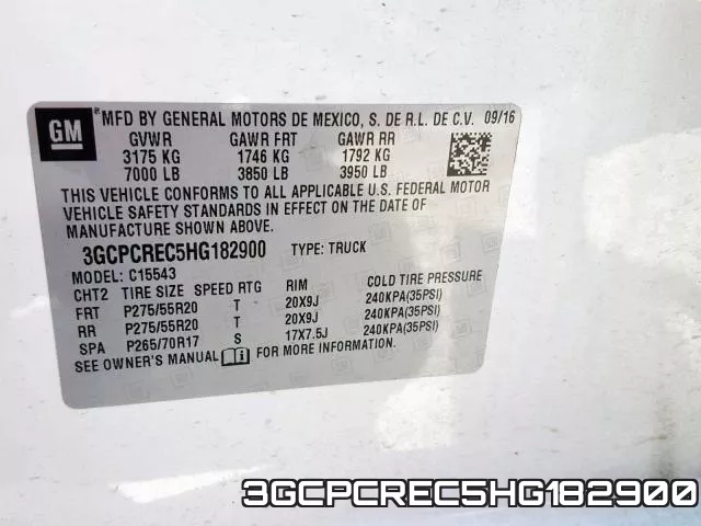 3GCPCREC5HG182900 фото 2