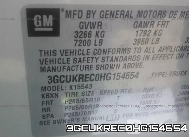 3GCUKREC0HG154654 фото 10