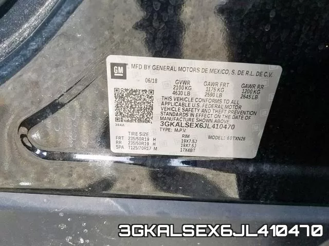 3GKALSEX6JL410470 фото 2