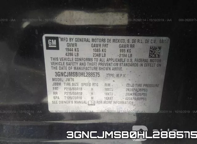 3GNCJMSB0HL288575 фото 10