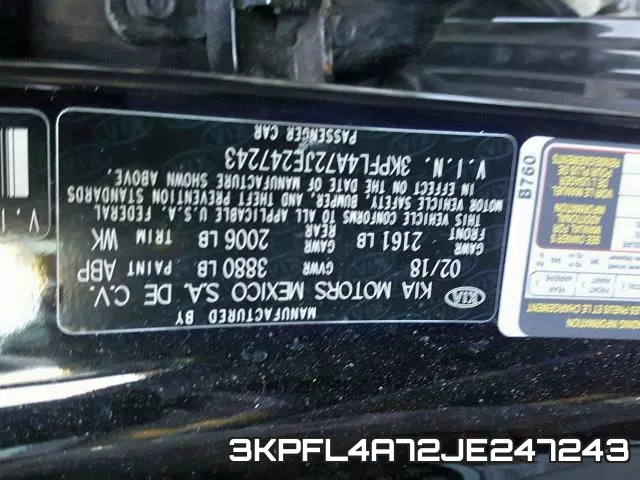 3KPFL4A72JE247243 фото 2