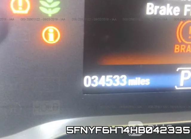 5FNYF6H74HB042335 фото 8