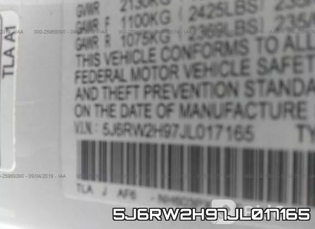 5J6RW2H97JL017165 фото 10