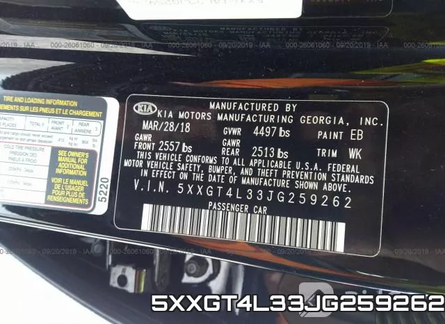 5XXGT4L33JG259262 фото 10