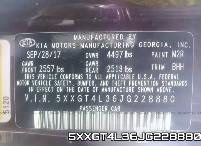 5XXGT4L36JG228880 фото 10