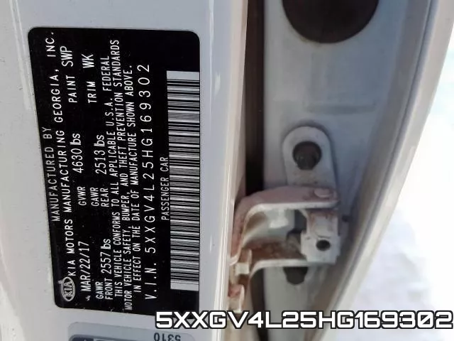 5XXGV4L25HG169302 фото 2