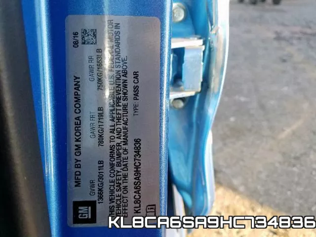 KL8CA6SA9HC734836 фото 2