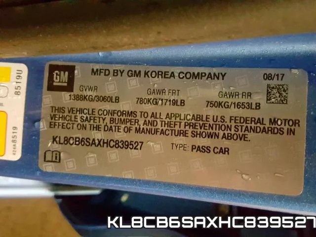 KL8CB6SAXHC839527 фото 2