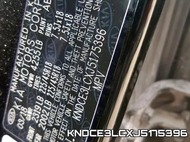 KNDCE3LCXJ5175396 фото 2