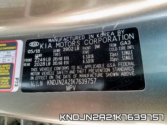 KNDJN2A21K7639757 фото 2