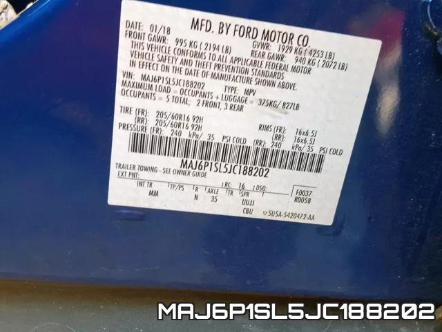 MAJ6P1SL5JC188202 фото 2