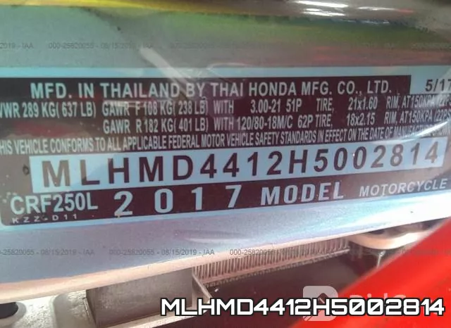 MLHMD4412H5002814 фото 2