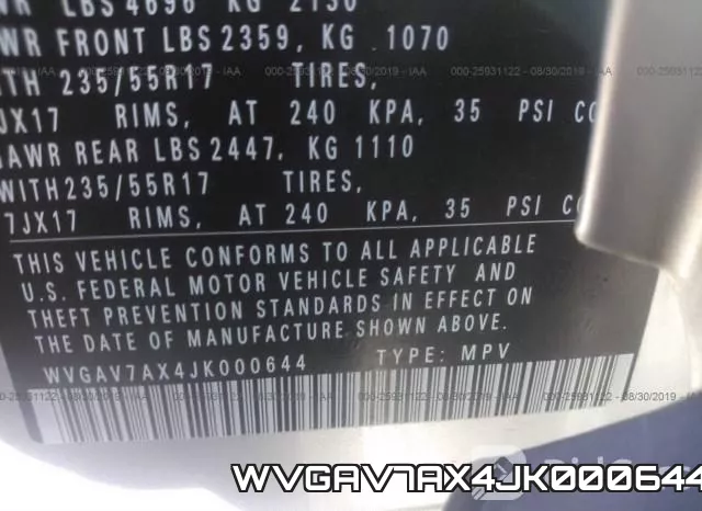WVGAV7AX4JK000644 фото 10