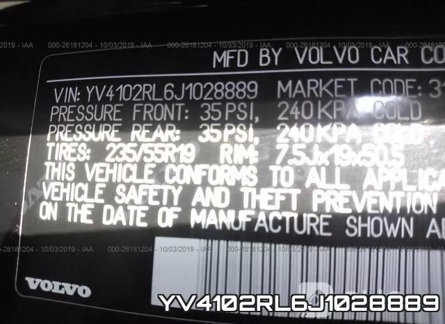 YV4102RL6J1028889 фото 10
