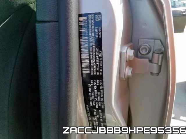 ZACCJBBB9HPE95356 фото 2