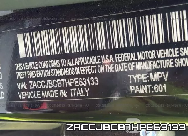 ZACCJBCB7HPE63133 фото 9