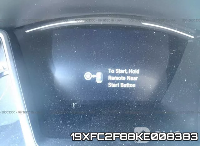 19XFC2F88KE008383 фото 8