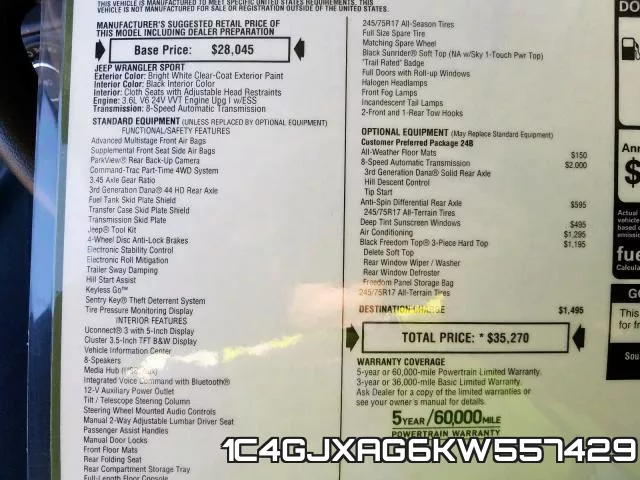 1C4GJXAG6KW557429 фото 10