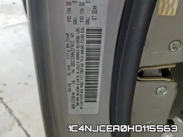 1C4NJCEA0HD115563 фото 2