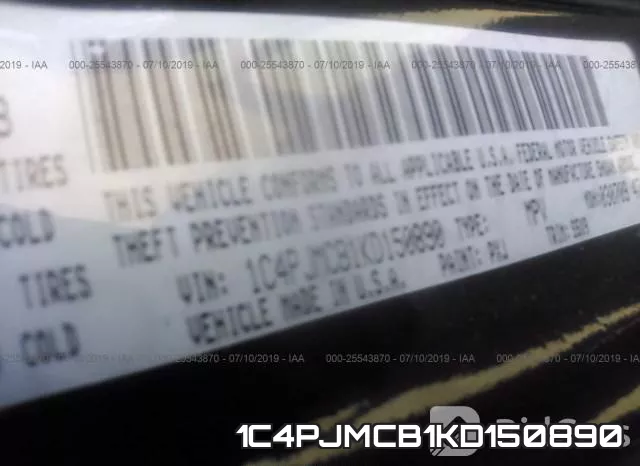 1C4PJMCB1KD150890 фото 10