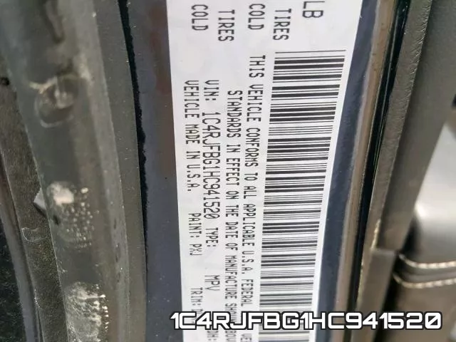 1C4RJFBG1HC941520 фото 2