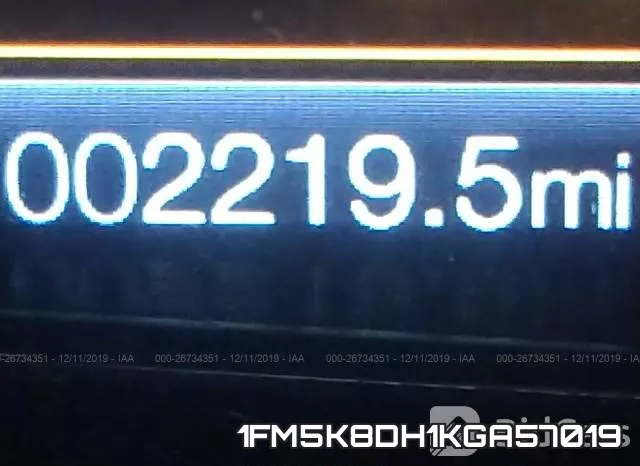 1FM5K8DH1KGA57019 фото 8