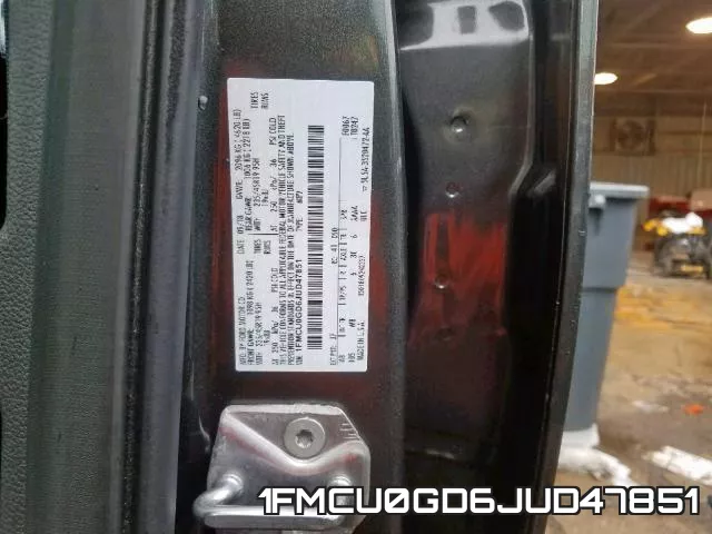 1FMCU0GD6JUD47851 фото 2