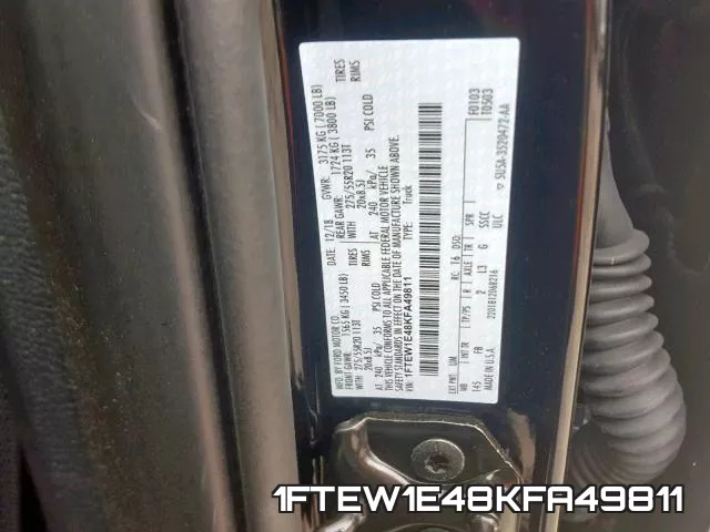 1FTEW1E48KFA49811 фото 2
