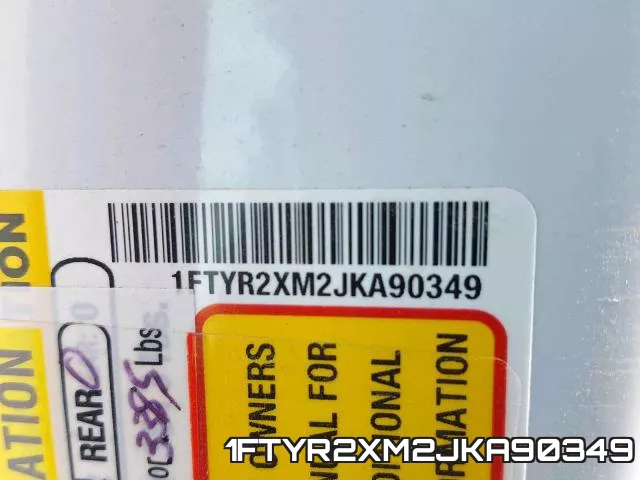 1FTYR2XM2JKA90349 фото 2