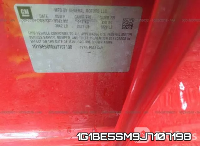 1G1BE5SM9J7107198 фото 10