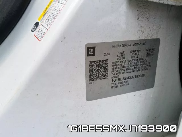 1G1BE5SMXJ7193900 фото 2